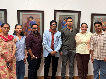 “Pristine Harmony” Solo Show Of Paintings By Rupesh Patil At Jehangir Art Gallery