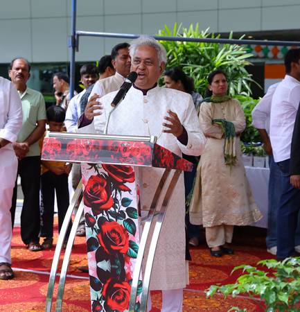 His Eminence Prof. Dr. Madhu Krishan Graces 80th Independence Day Celebration At Manipal Hospital