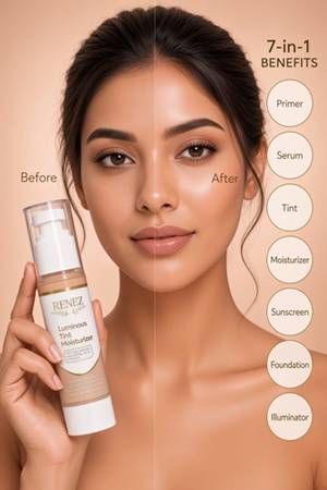 Renez New Launch  LUMINOUS Tint Moisturizer / Sıblıngs Sana Aziz Khan M Kabeer Khan Renez